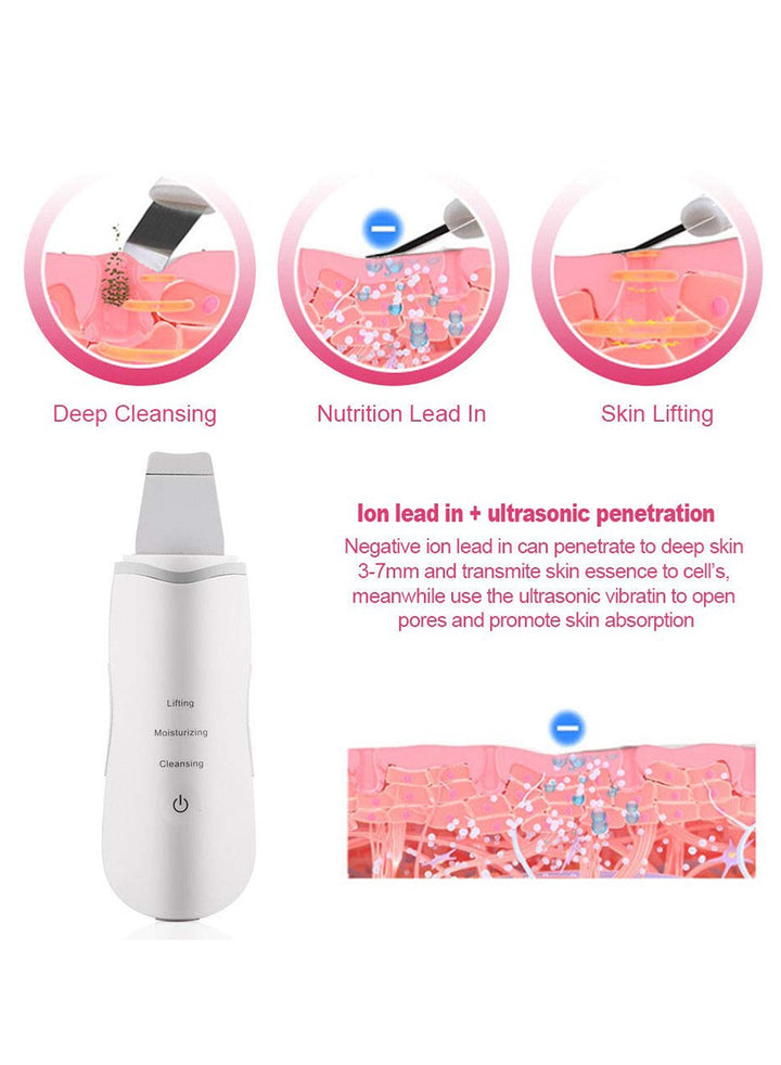 Ultrasonic Deep Facial Clean Machine Skin Scrubber Blackhead Remover