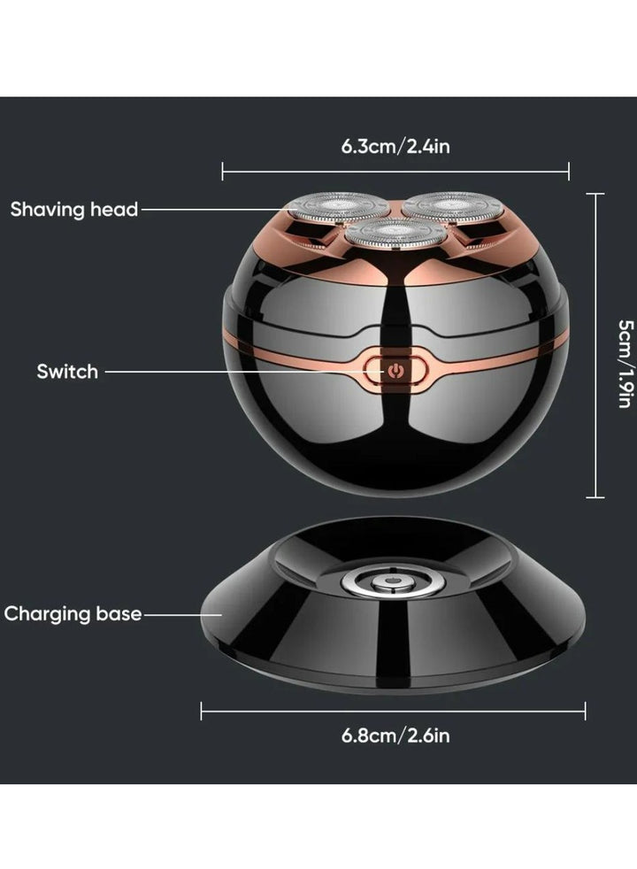 Men Portable Mini Electric Shaver Dry & Wet Beard Trimmer