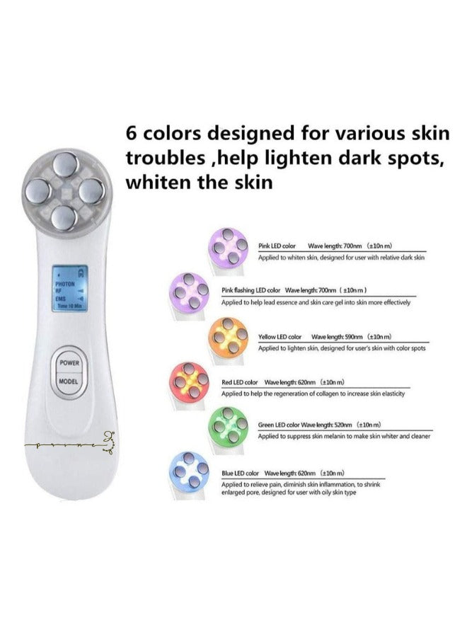 5 in 1 Face Lift Device Skin Tightening RF Machine For Wrinkle Removal