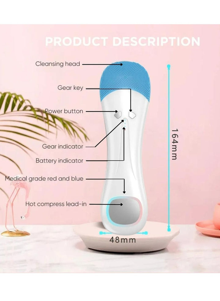 Facial Cleansing Brush Waterproof Electric Reachargeable