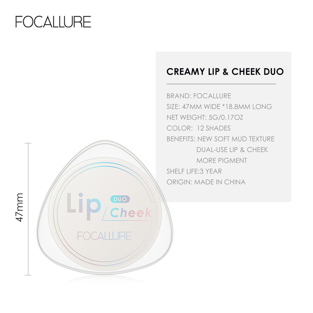 Velvet Hazy Matte Creamy Lip & Cheek Duo Lip Cream -D02