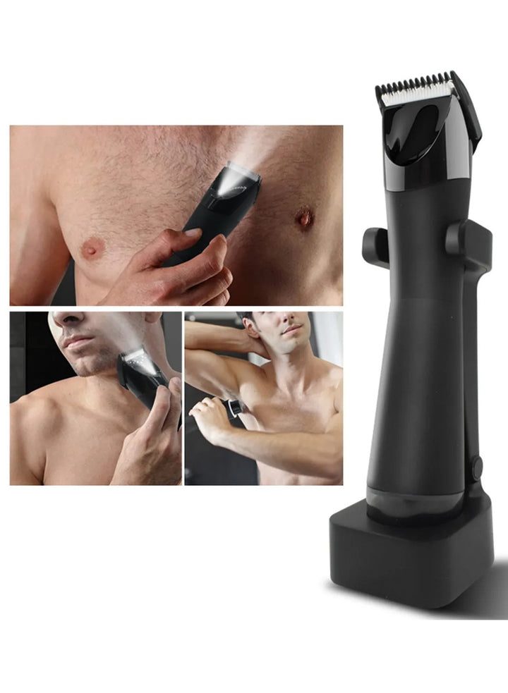 2 in 1 Beard Hair Trimmer Body Shaver Waterproof