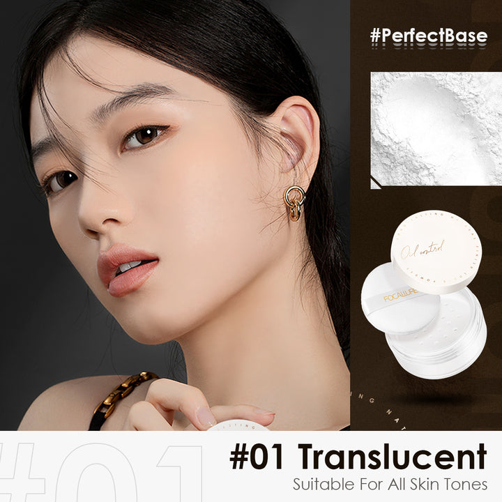 Oil-Control Poreless Matte Loose Powder-#01 Translucent