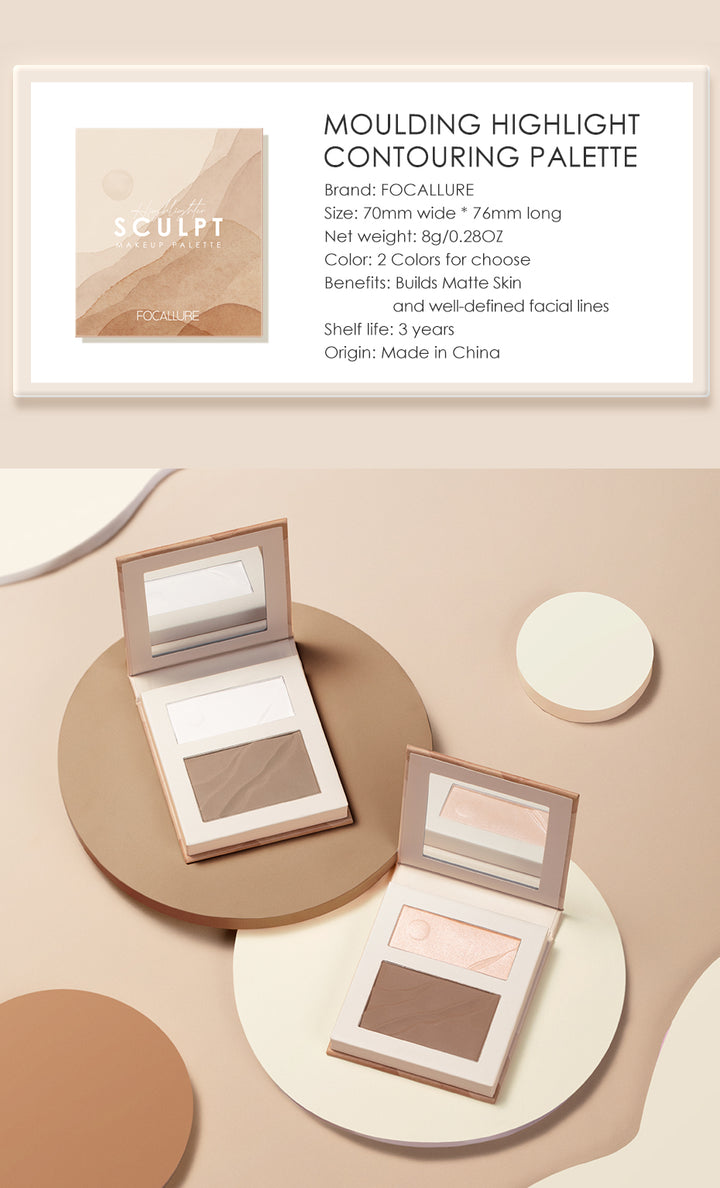 Highlight &Contouring Palette- #2 Champagne Pop