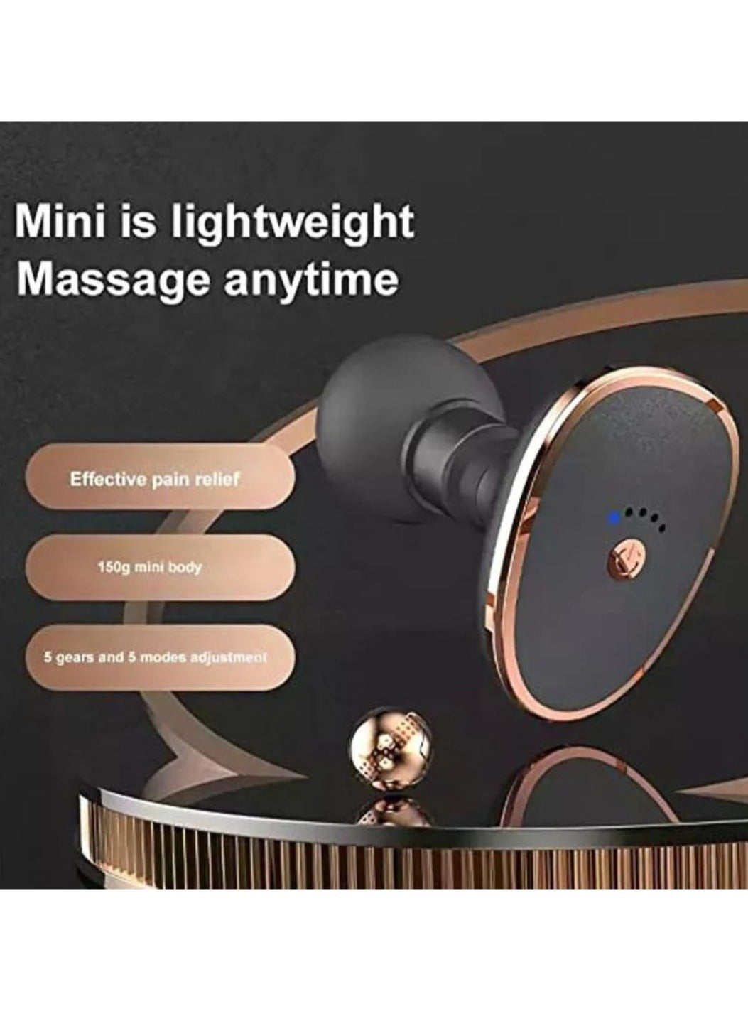 Set of EMS Foot Massager + 5 Speed Mini Portbale USB Reachrageable Massage Gun