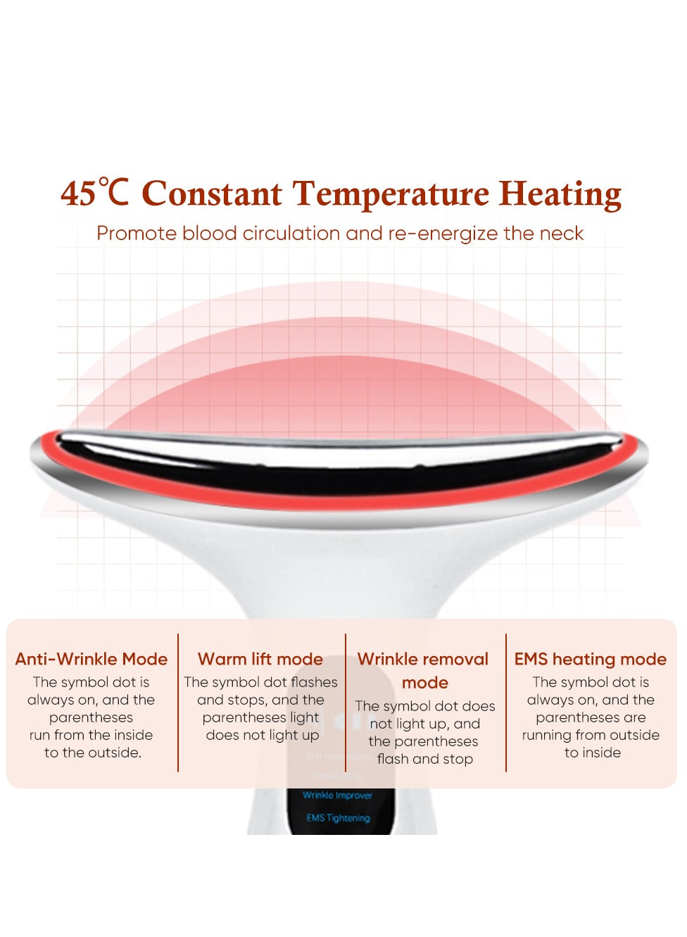 EMS Microcurrent Face Neck Beauty Device