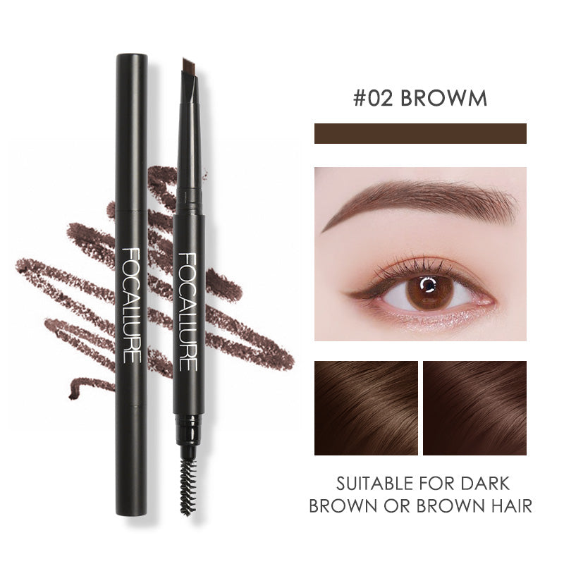 Waterproof Auto Eyebrows Pen -#2 Brown