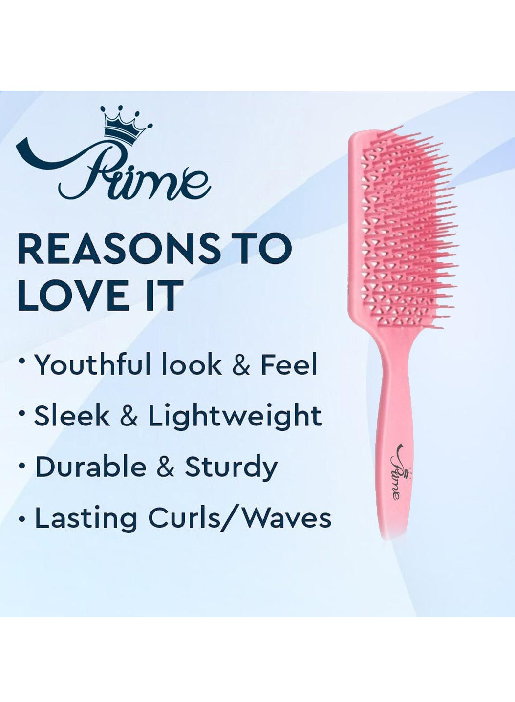 Wet Curly Detangling Hair Scalp Massage Comb- Pink