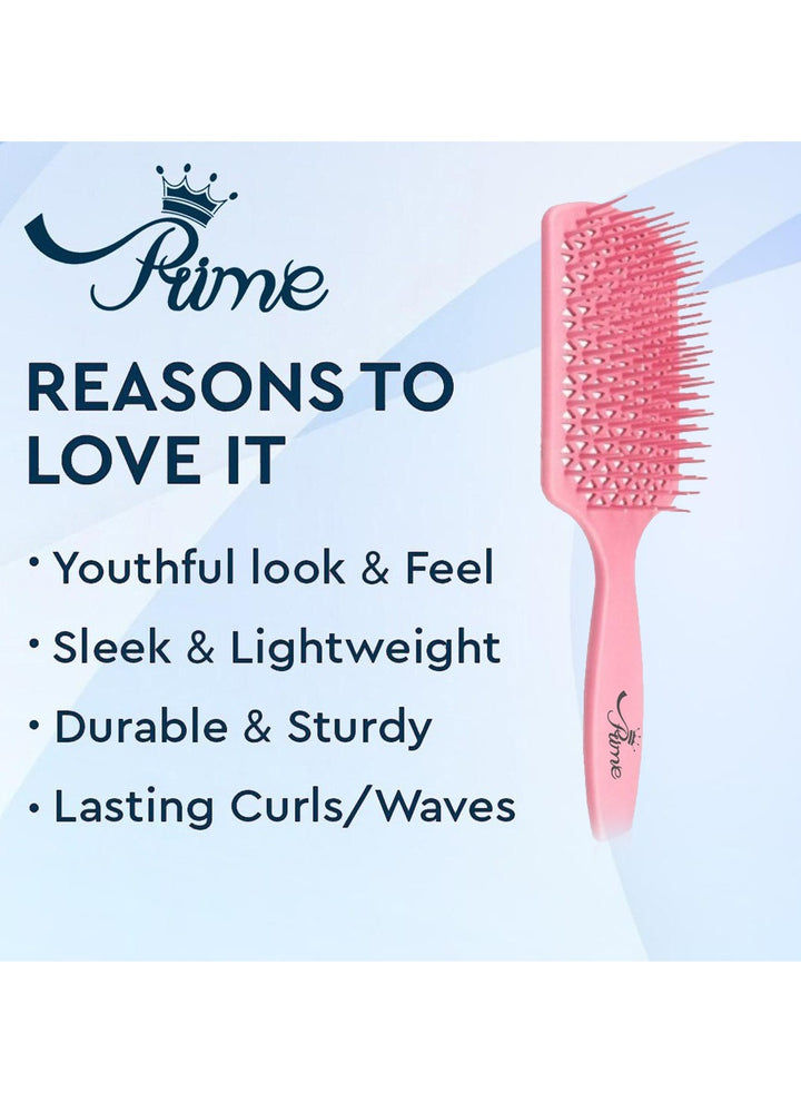 Wet Curly Detangling Hair Scalp Massage Comb- Pink