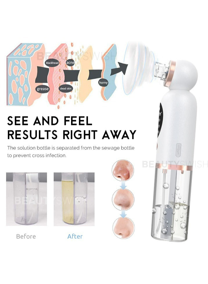 Muye Ultrasonic Face Cleaner Skin Scrubber + Blackhead Remover Nose Deep Cleaner skin Care Bundle Offer