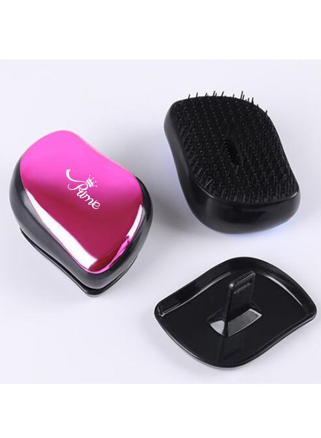 Prime Portable pocket comb Detangling Hairbrush - Pink