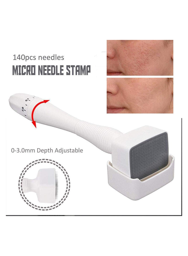 Derma Stamp Dermastamp 140 Tips Adjustable Titanium Microneedle Stamper