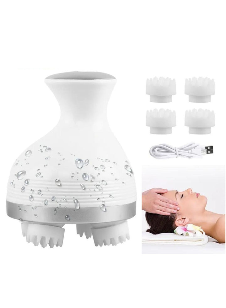 Electronic Scalp Massager Vibrator Portable Waterproof