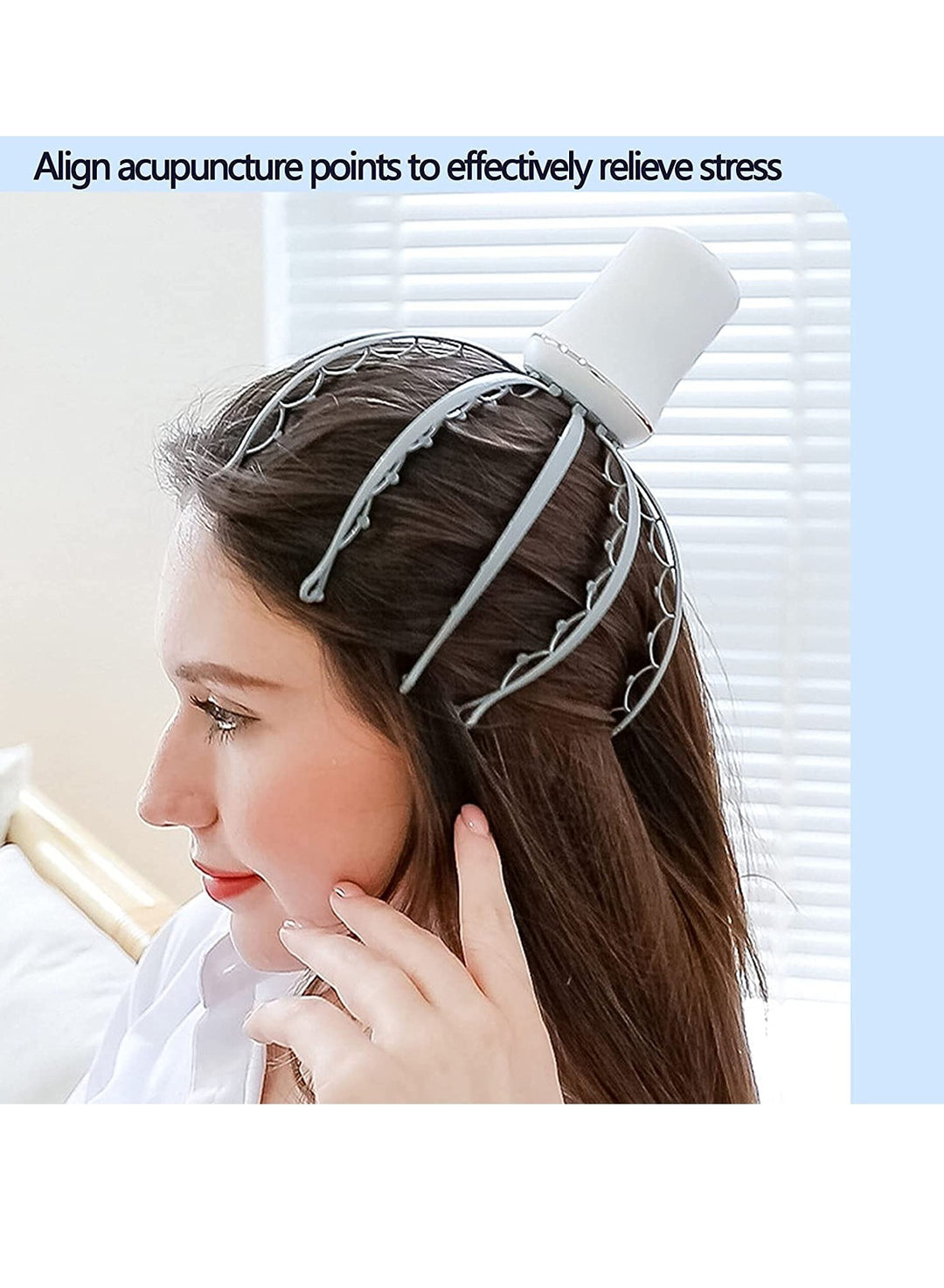 Rechargeable Electric Head Scalp Massager + EMS Foot Massager