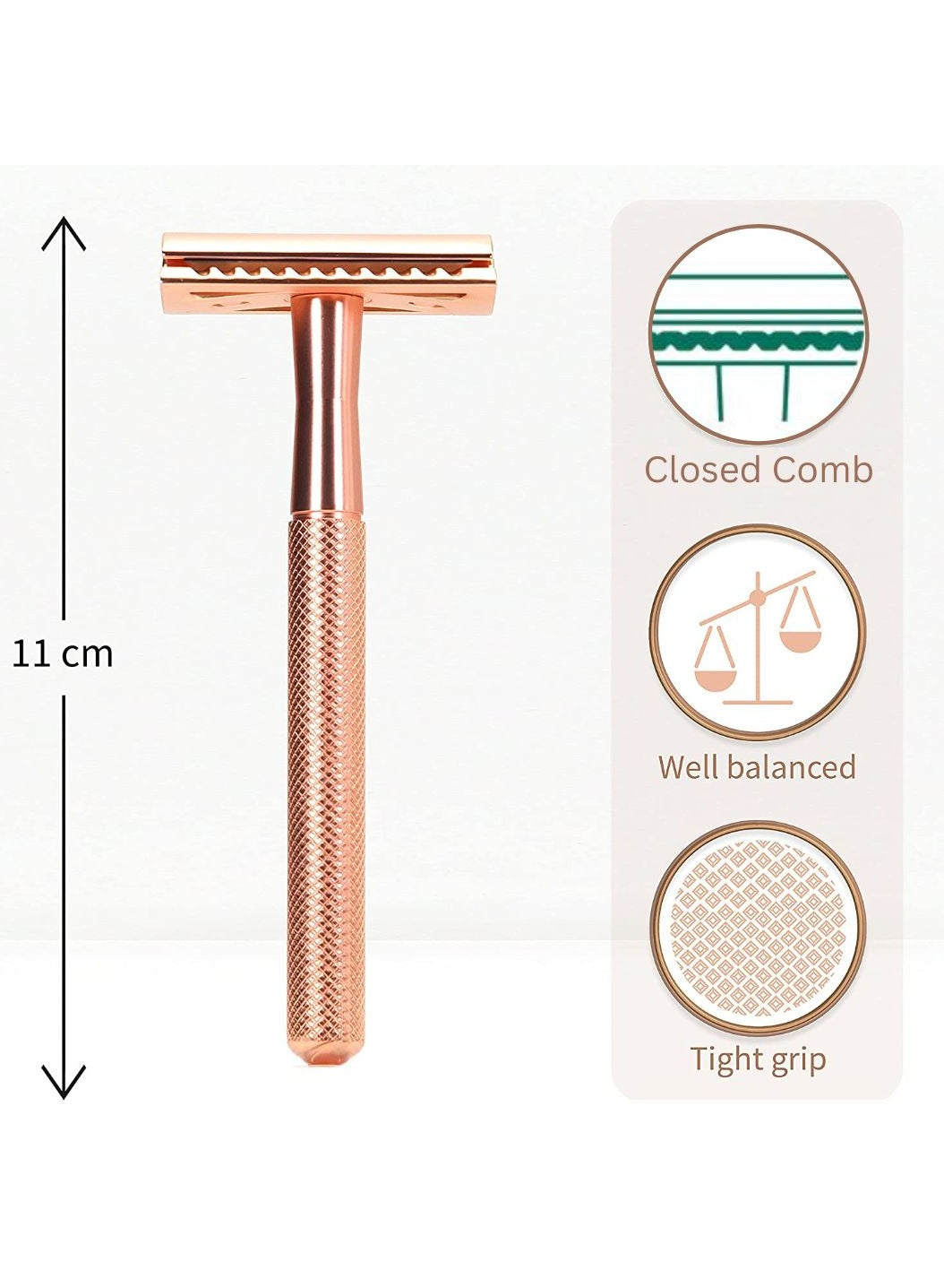 Double Edge Safety Razor for Women Men