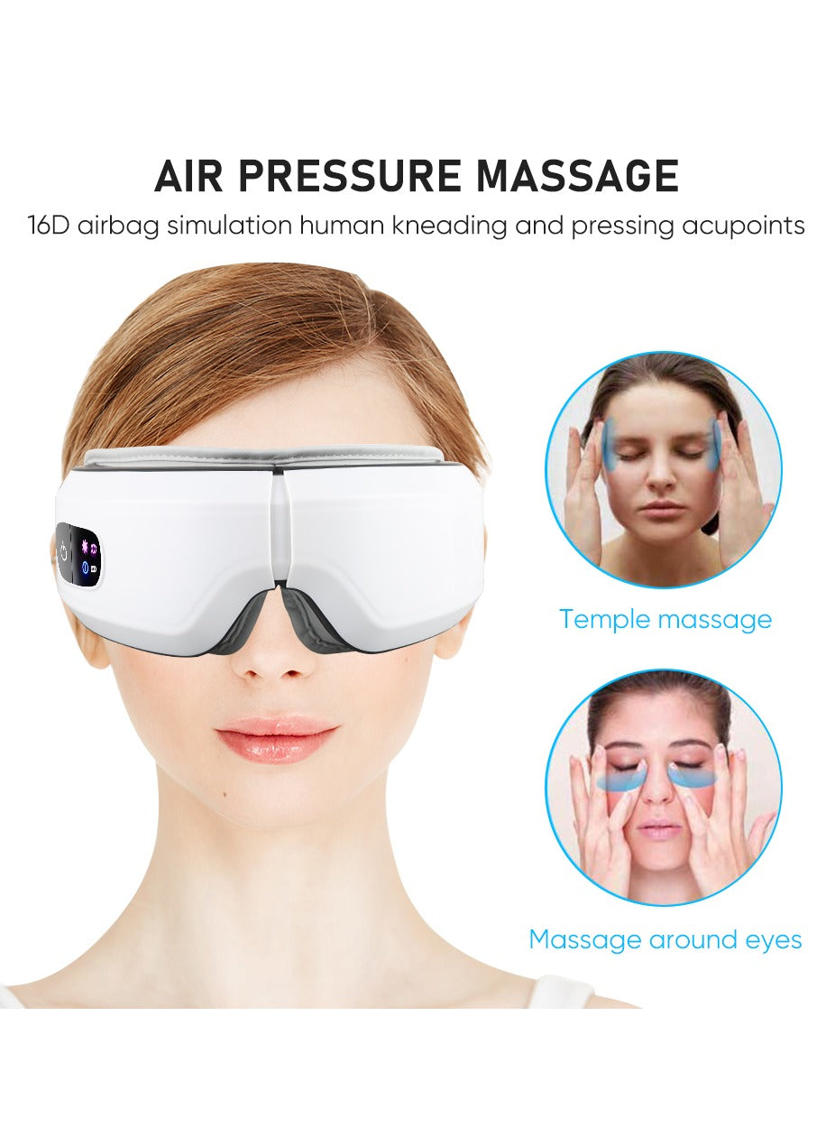 Sleep Eye Mask Foldable Rechargeable Electric Vibration Eye Massager