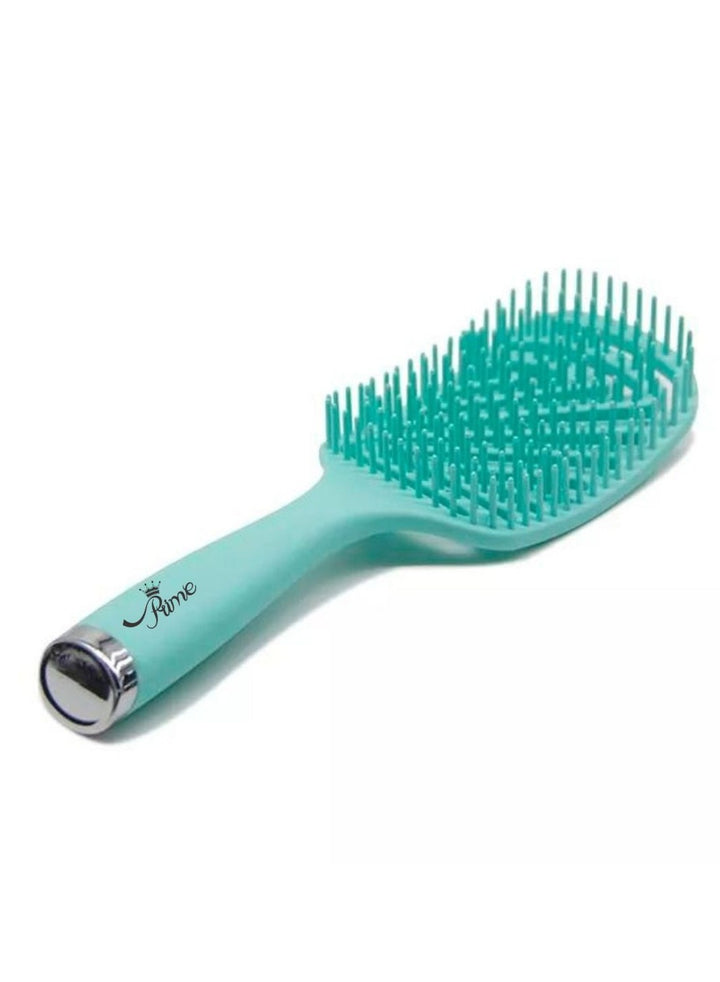 Wet Curly Detangling HairBrush & Hair Scalp Massage Comb - Green