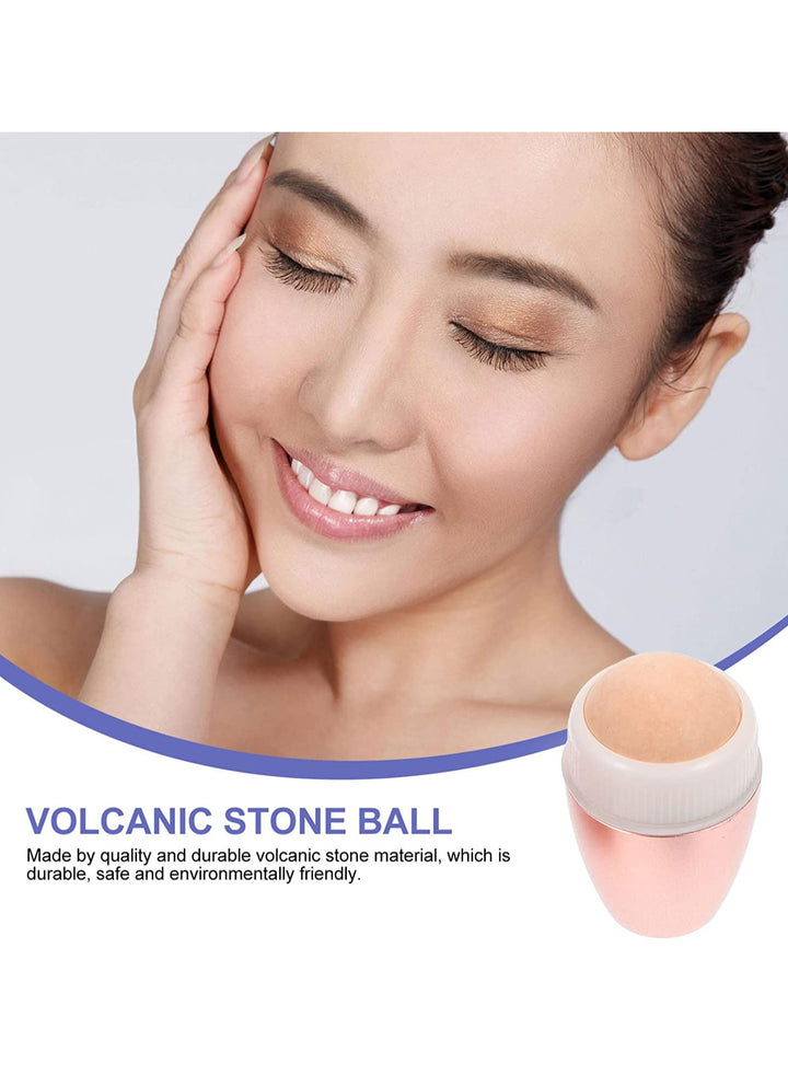 Oil- Absorbing Reusable Volcanic Face Roller