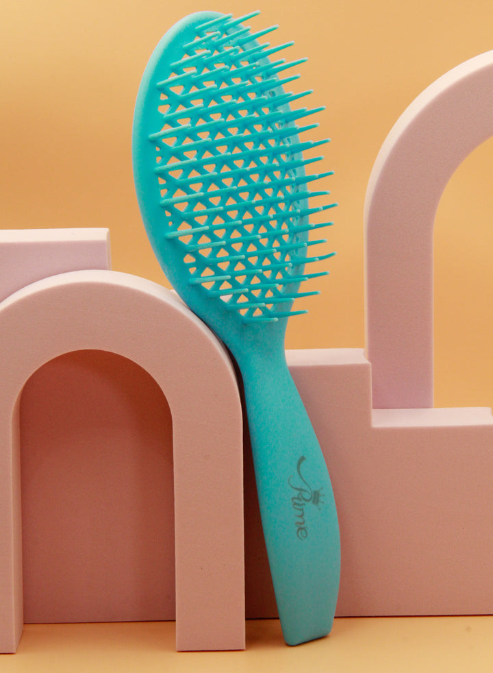 Wet Curly Detangling Hair Scalp Massage Comb- Blue