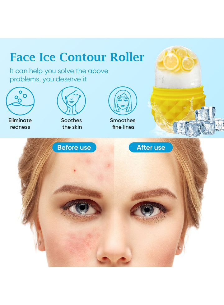 Ice Mold Ice Maker for Face with Anti-Leak& Drip System