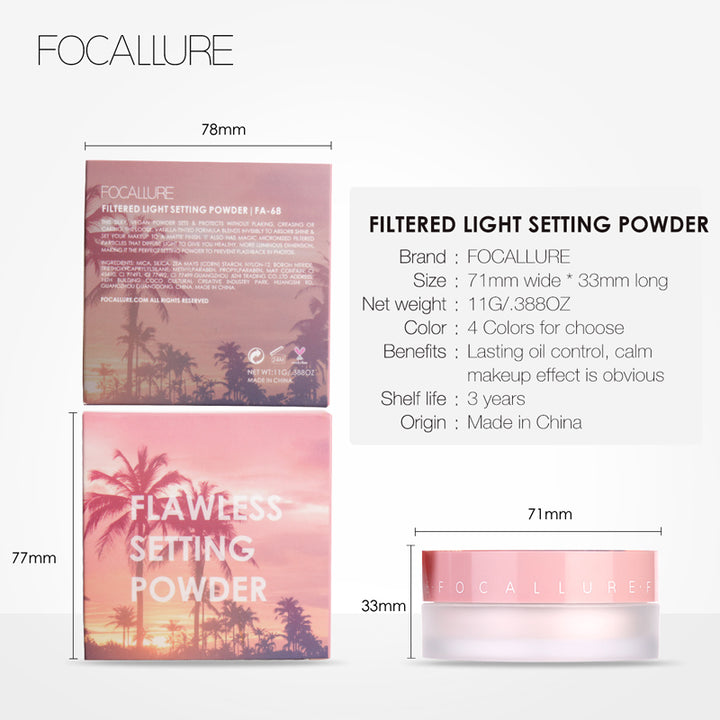 Flawless Filtered Light Setting Powder #1 Transparent Chiffon