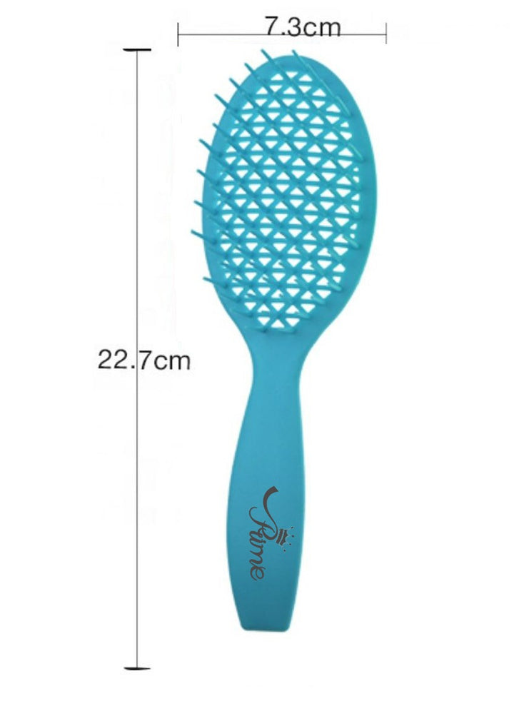 Wet Curly Detangling Hair Scalp Massage Comb- Blue