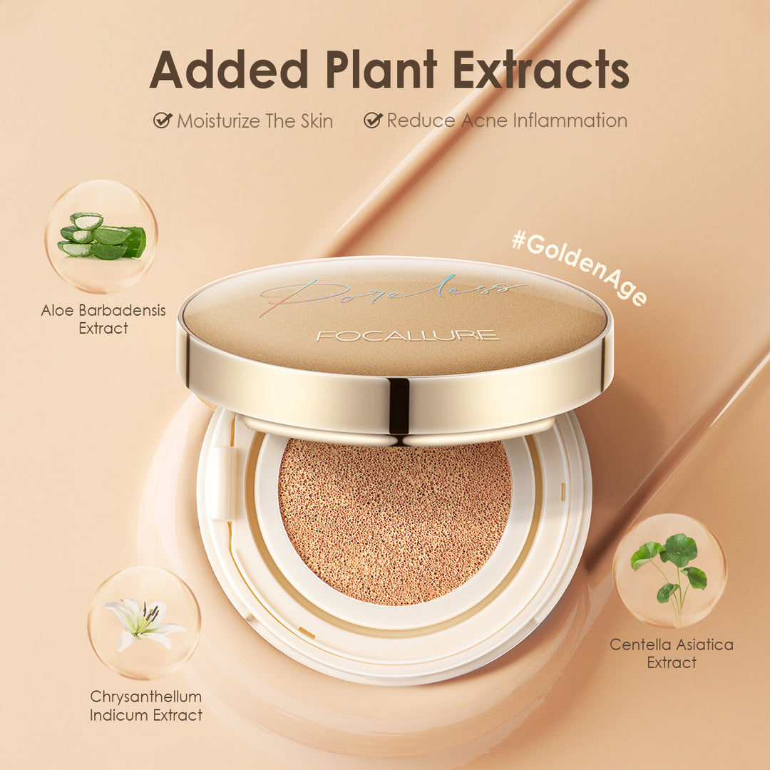 Poreless Matte Air Cushion Foundation-101 Light Beige