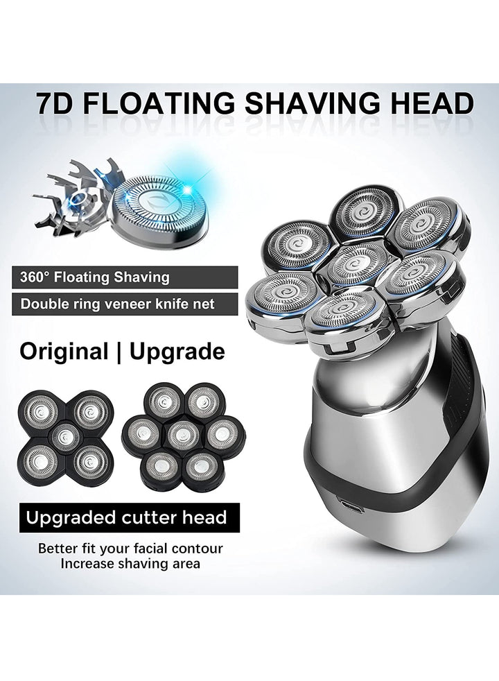 7D Electric Razor for Men and Women 5 in 1 Head Shavers