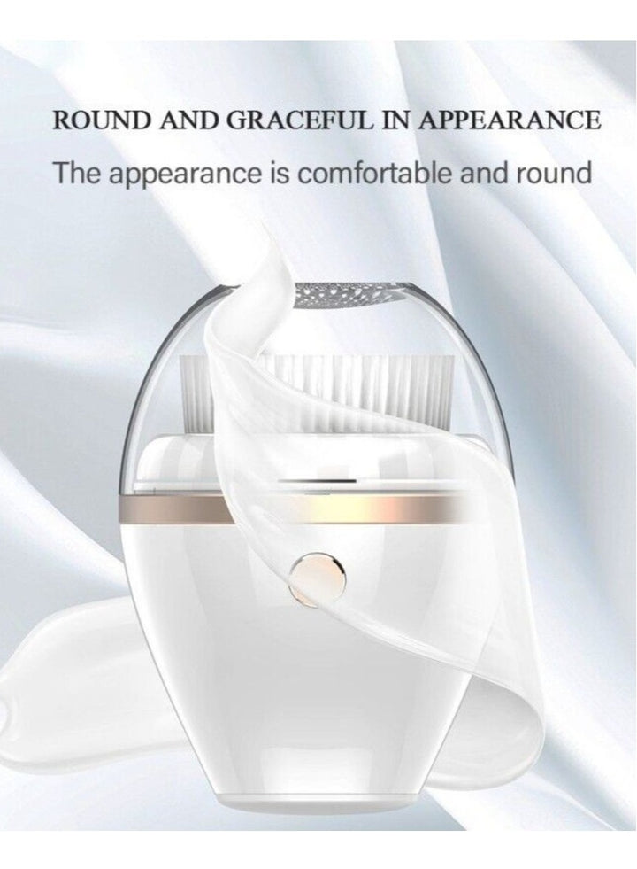 Set of Nano Ionic Facial Steamer + Massaging Facial Cleaner With 2 Heads