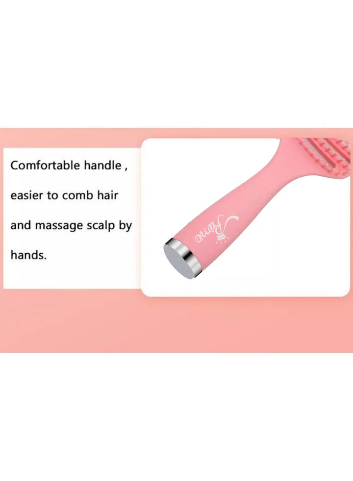 Wet Curly Detangling HairBrush & Hair Scalp Massage Comb - Pink