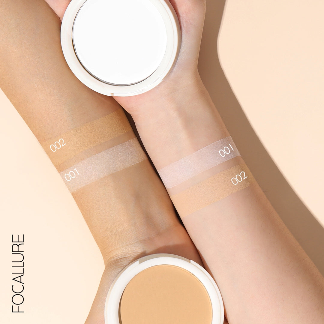 Focallure Oil-Control Pressed Powder #001