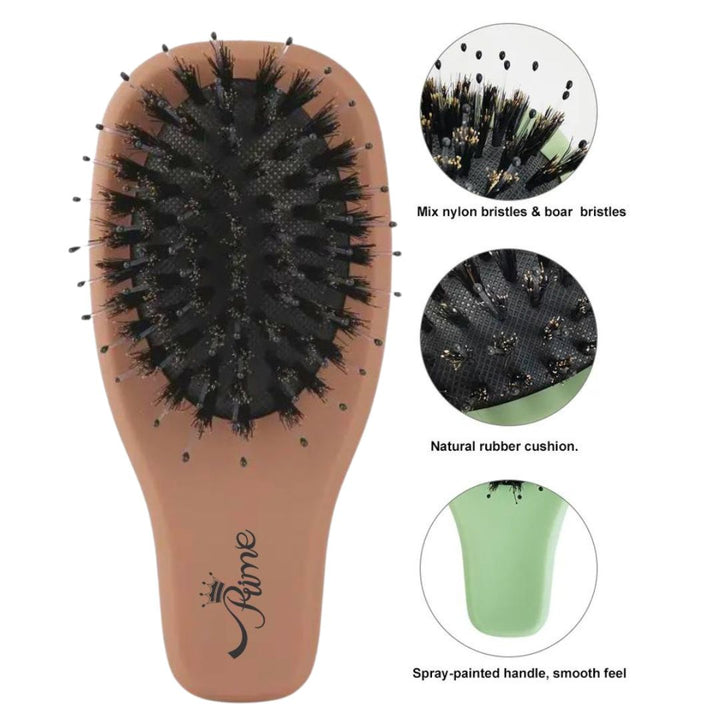 Prime The Ultimate Mini Detangler Hairbrush for Wet Hair and Dry Hair