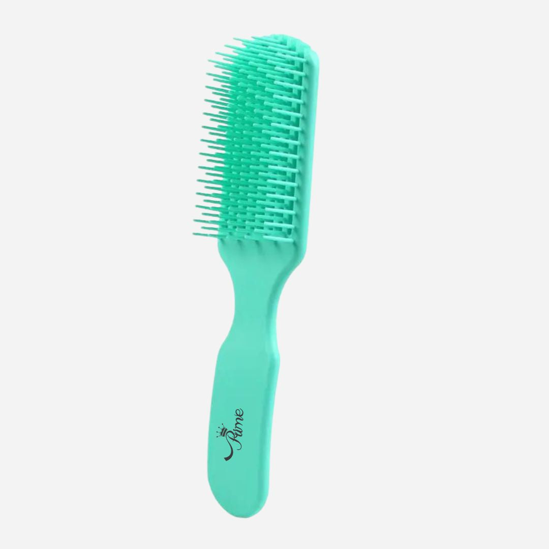 Anti-Static Comb Detangling Mini HairBrush - Green