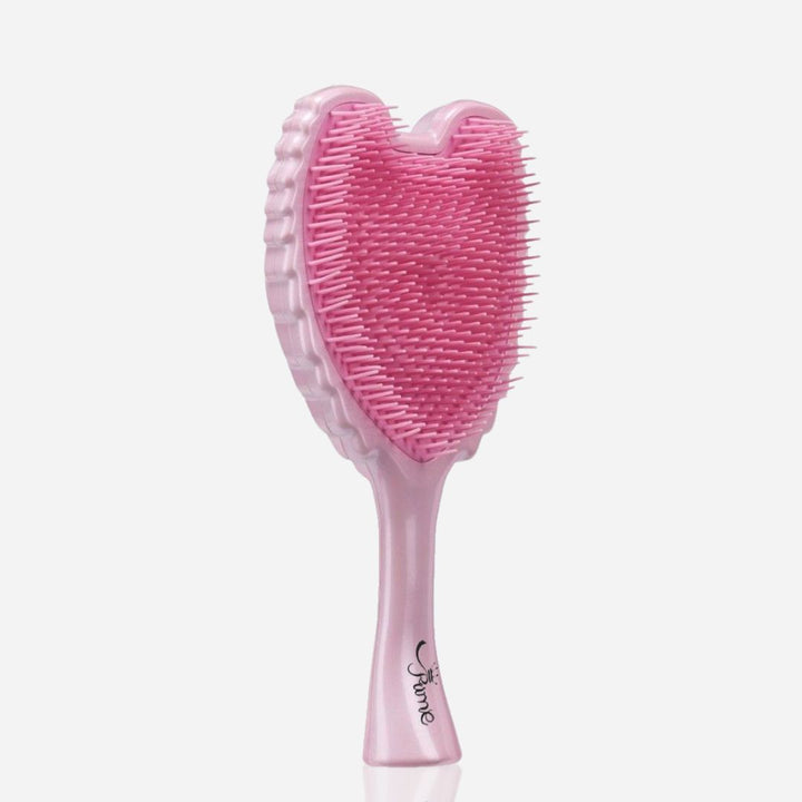 Prime Wet Tangle Detangler Hairbrush comb -Gloss Pink Bristles