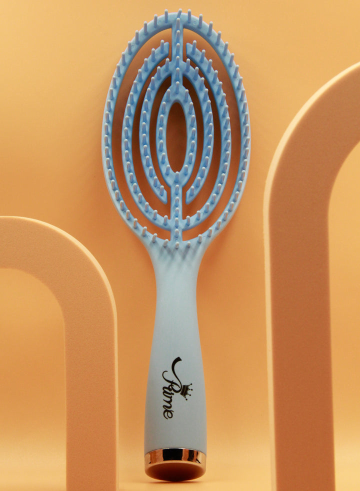 Wet Curly Detangling Hairbrush- Blue