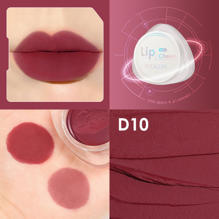 Velvet Hazy Matte Creamy Lip & Cheek Duo Lip Cream -D10