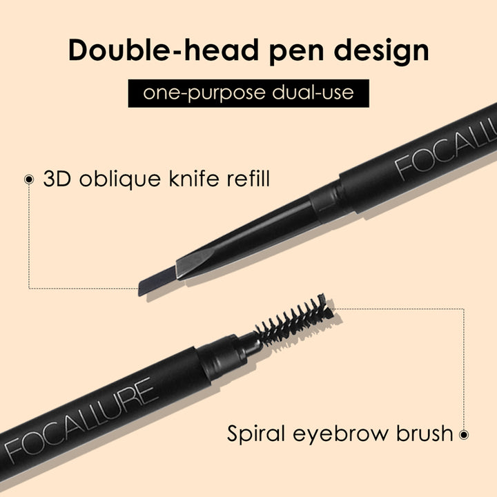 Waterproof Auto Eyebrows Pen -#2 Brown