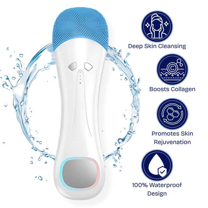 Facial Cleansing Brush Waterproof Electric Rechargeable