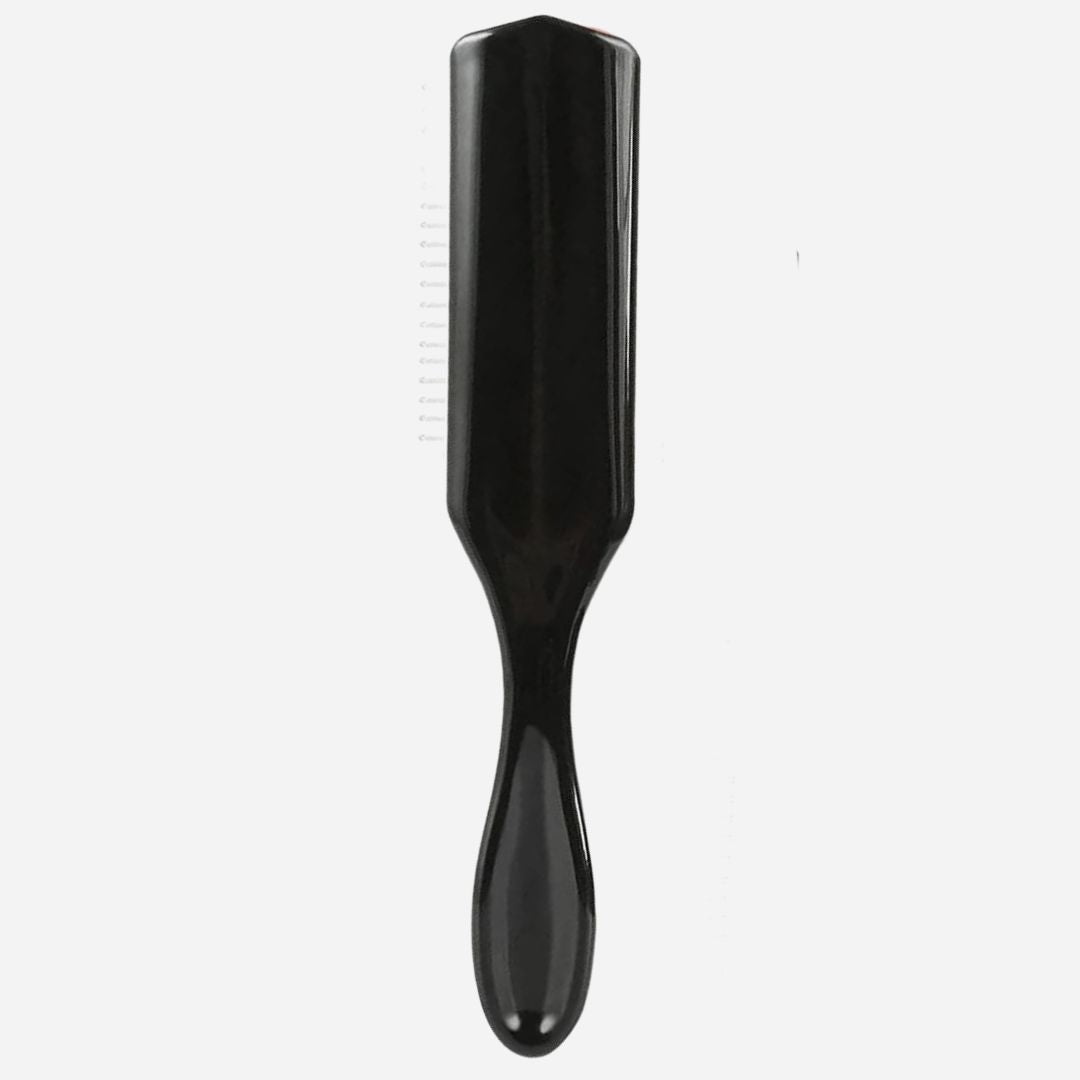 Detangling  Styling Curling Round Hair Brush - Black Red