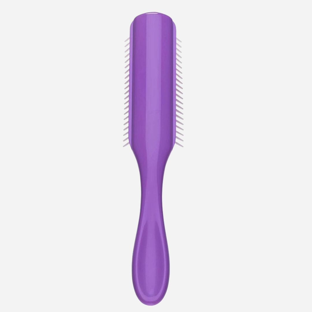 Detangling  Styling Curling Round Hair Brush - Purple Red