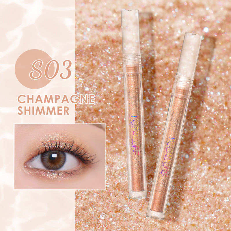 Glittering Liquid Eyeshadow-#S03 Champagne Shimmer