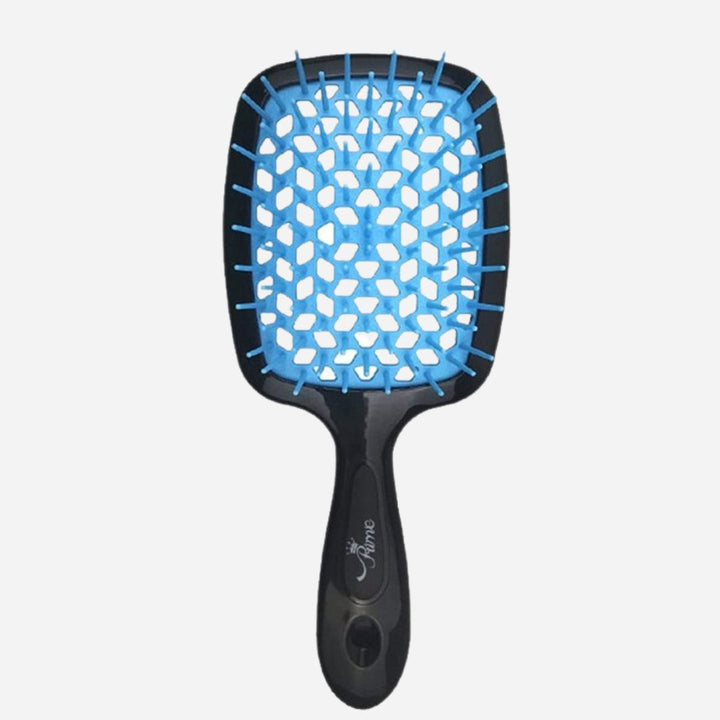 Hair Brush Professional Detangler Superbrush for Men and Women - Black Blue