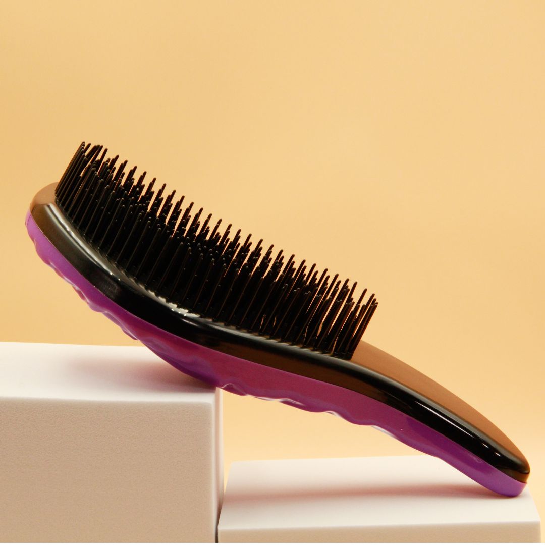 Prime Wing Tangle Scalp Massager Hair Brush - Purple