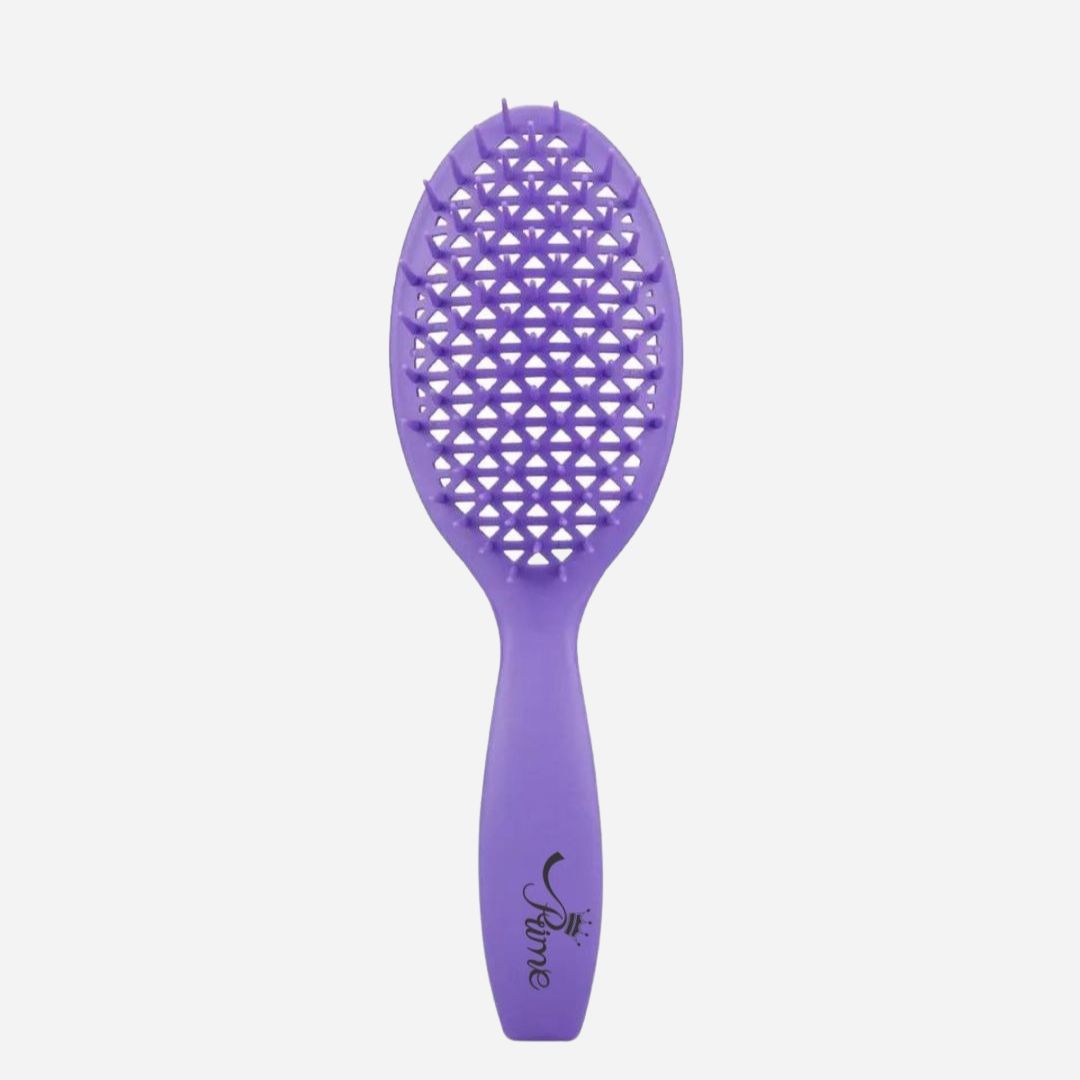 Wet Curly Detangling Hair Scalp Massage Comb- Purple