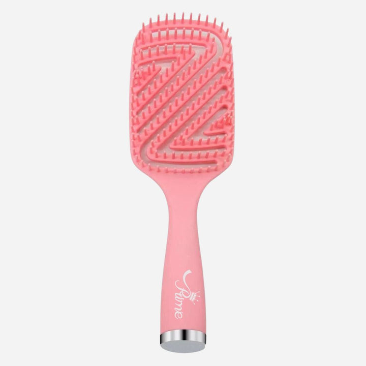 Wet Curly Detangling HairBrush & Hair Scalp Massage Comb - Pink