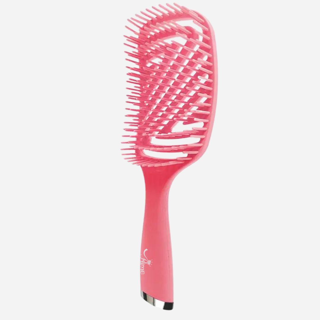 Wet Curly Detangling HairBrush & Hair Scalp Massage Comb - Pink