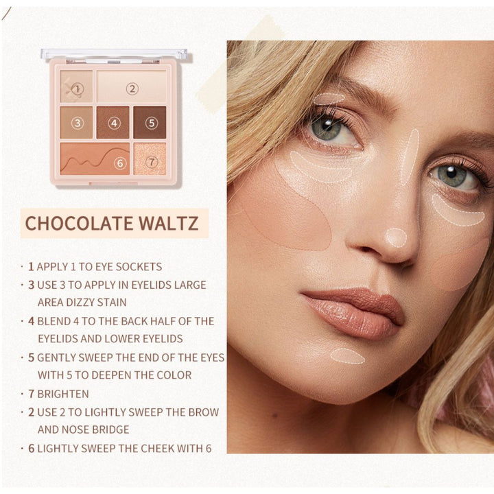 Multi Face Make Palette All In 1-#1 Chocolate Waltz