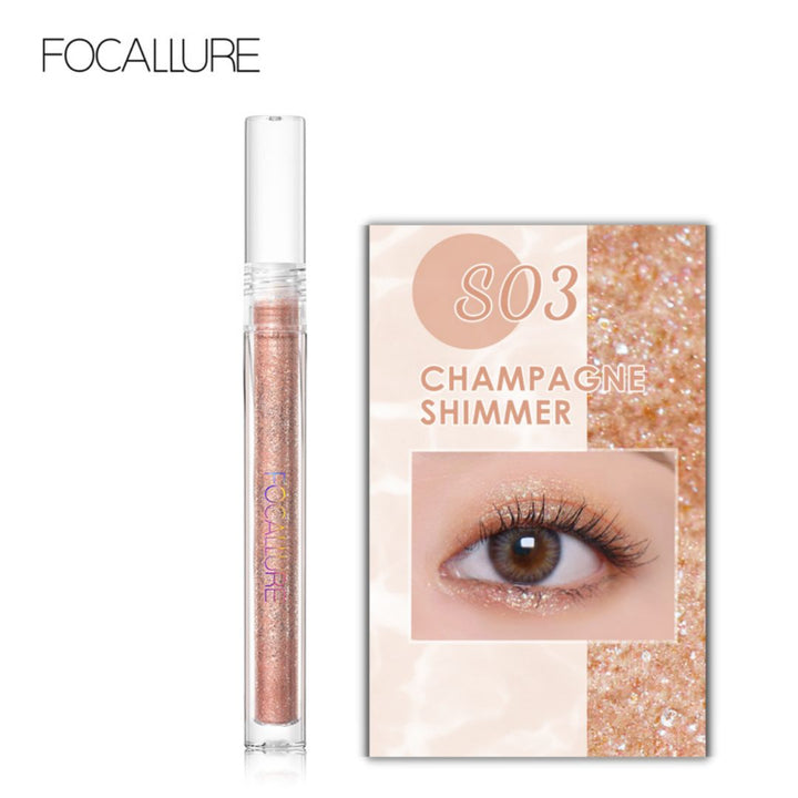 Glittering Liquid Eyeshadow-#S03 Champagne Shimmer