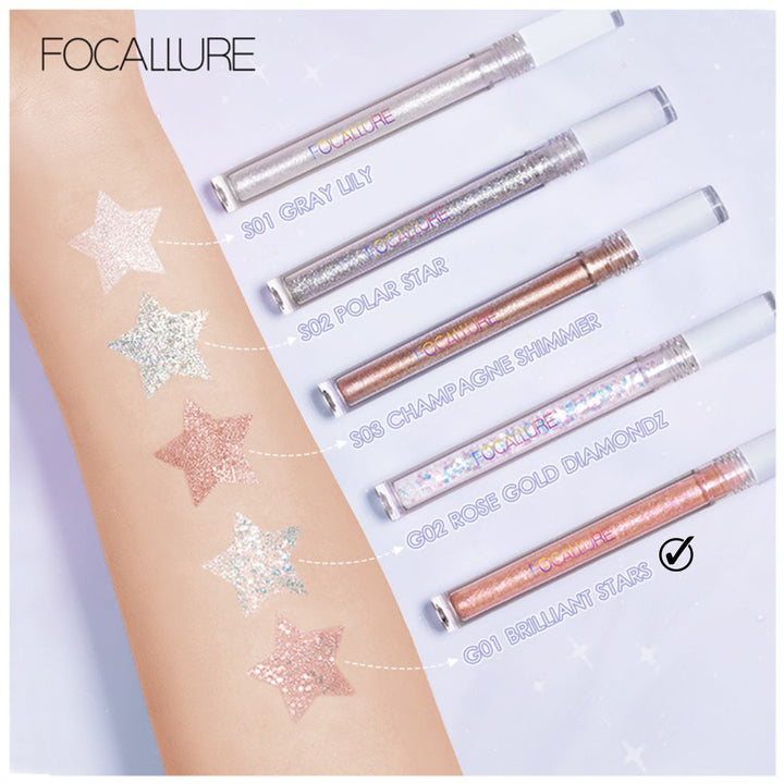 Glittering Liquid Eyeshadow-#G01 Brilliant Stars