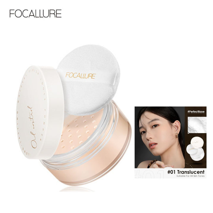 Oil-Control Poreless Matte Loose Powder-#01 Translucent